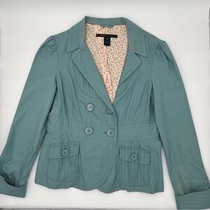 Vintage Marc Jacobs Turquoise Blazer Jacket Size 10